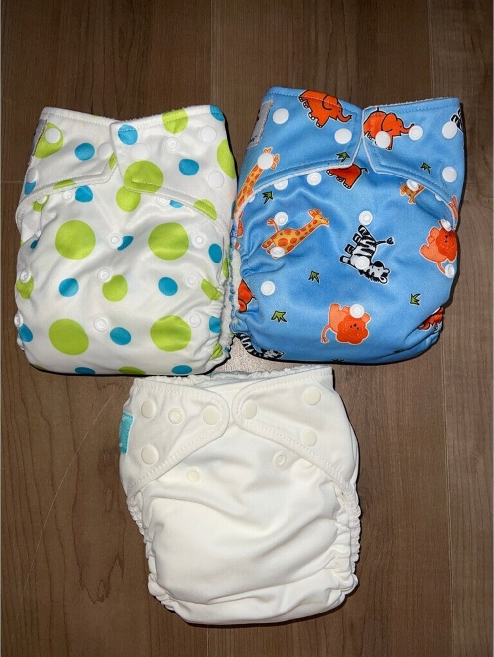 3 pocket cloth diapers Charlie Banana & Kawaii Baby